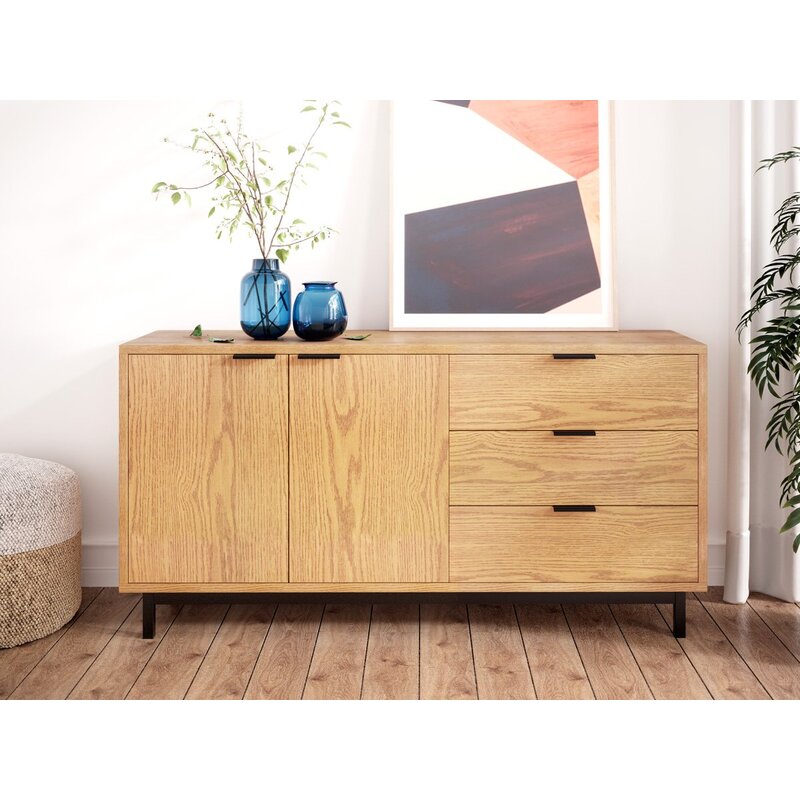 Sideboard Buffet Unit with Metal Base Buy Sideboards & Buffets 1170367