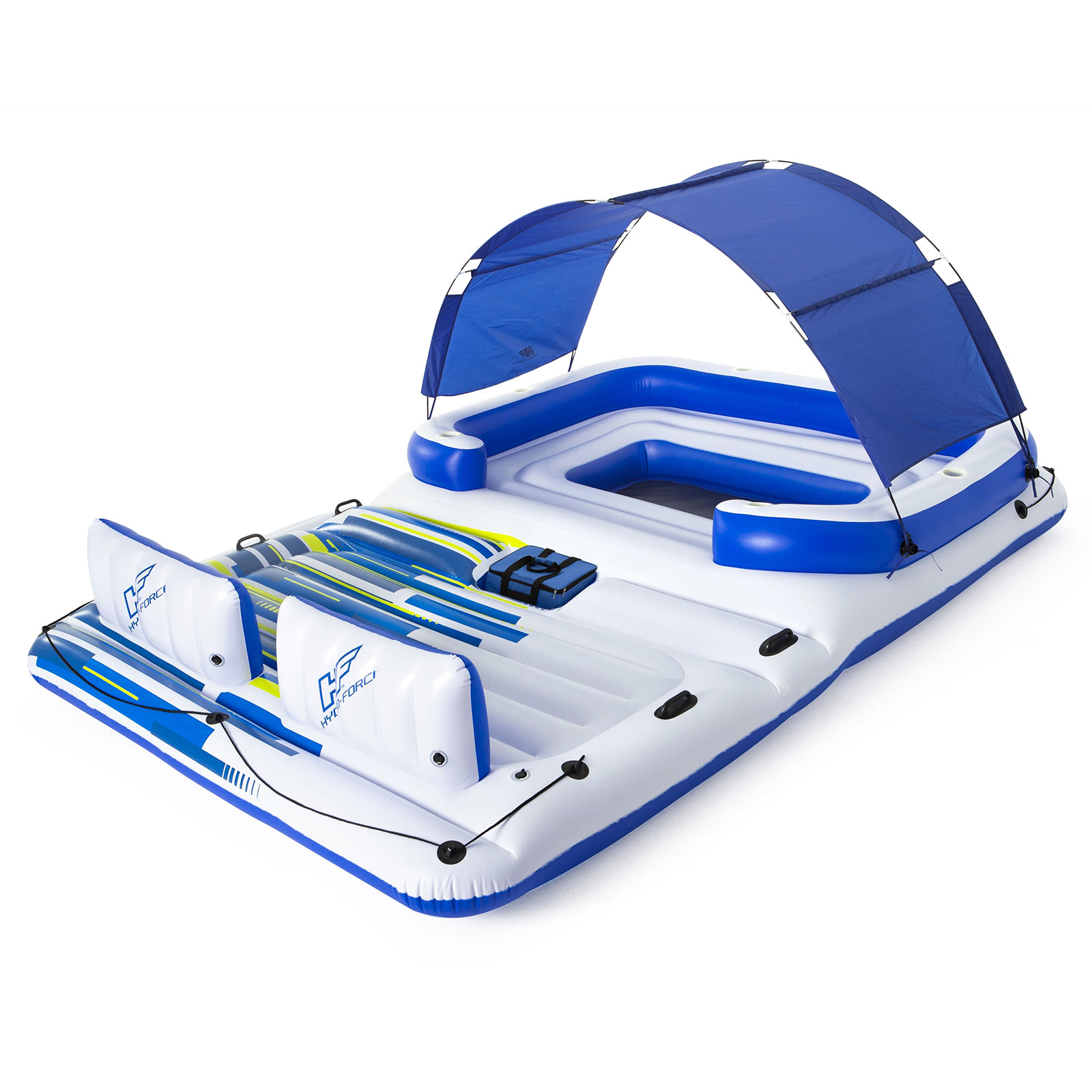 Bestway Inflatable Island Raft - Tropical Breeze - with Removable Drink ...