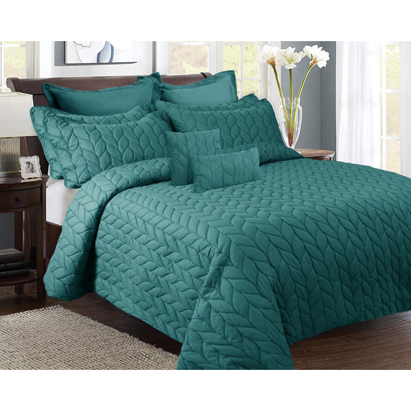 9 Piece Ultrasonic Summer Weight Comforter Set Buy Bedspread