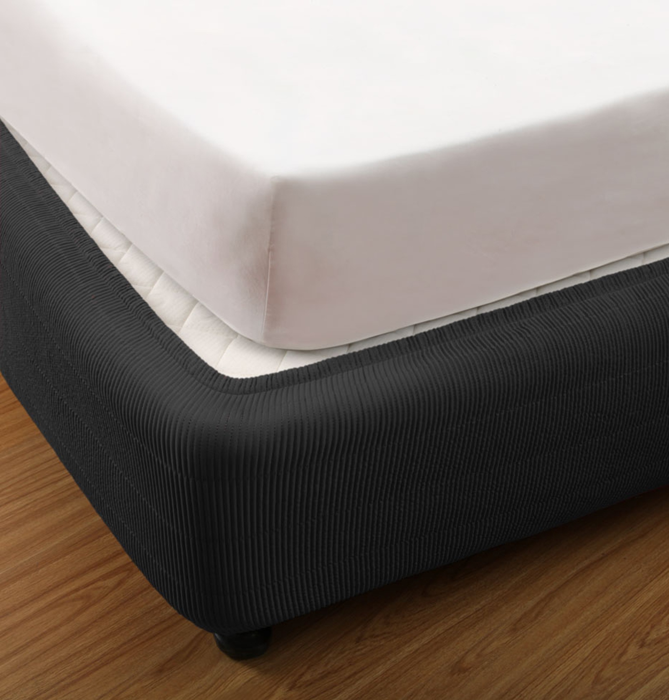 Box Spring Cover Vertically Quilted Valance Buy Bed Valances & Wraps