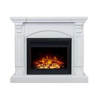 Cove 2000W Electric Fireplace Heater Mantel Suite - White