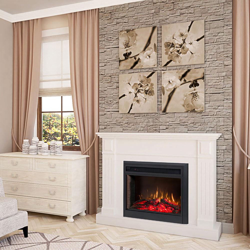 Berwick 2000w Electric Fireplace Heater Mantel Suite White Buy