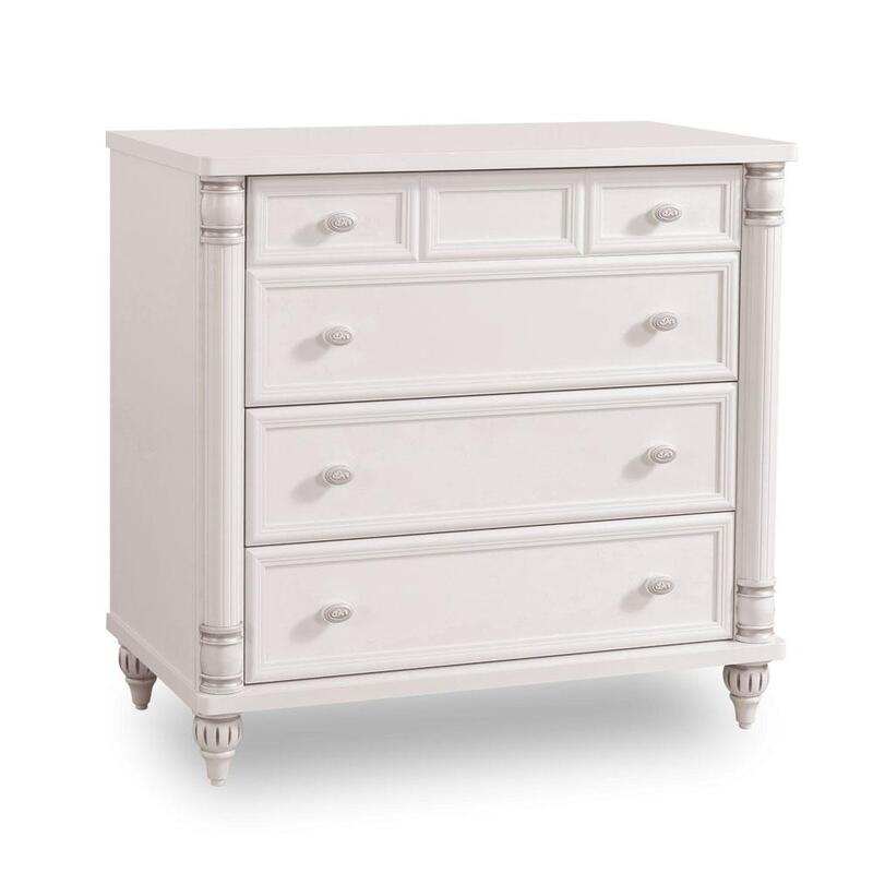 Cilek Romantic White Wood Chest Of Drawer Dresser Buy Tallboys