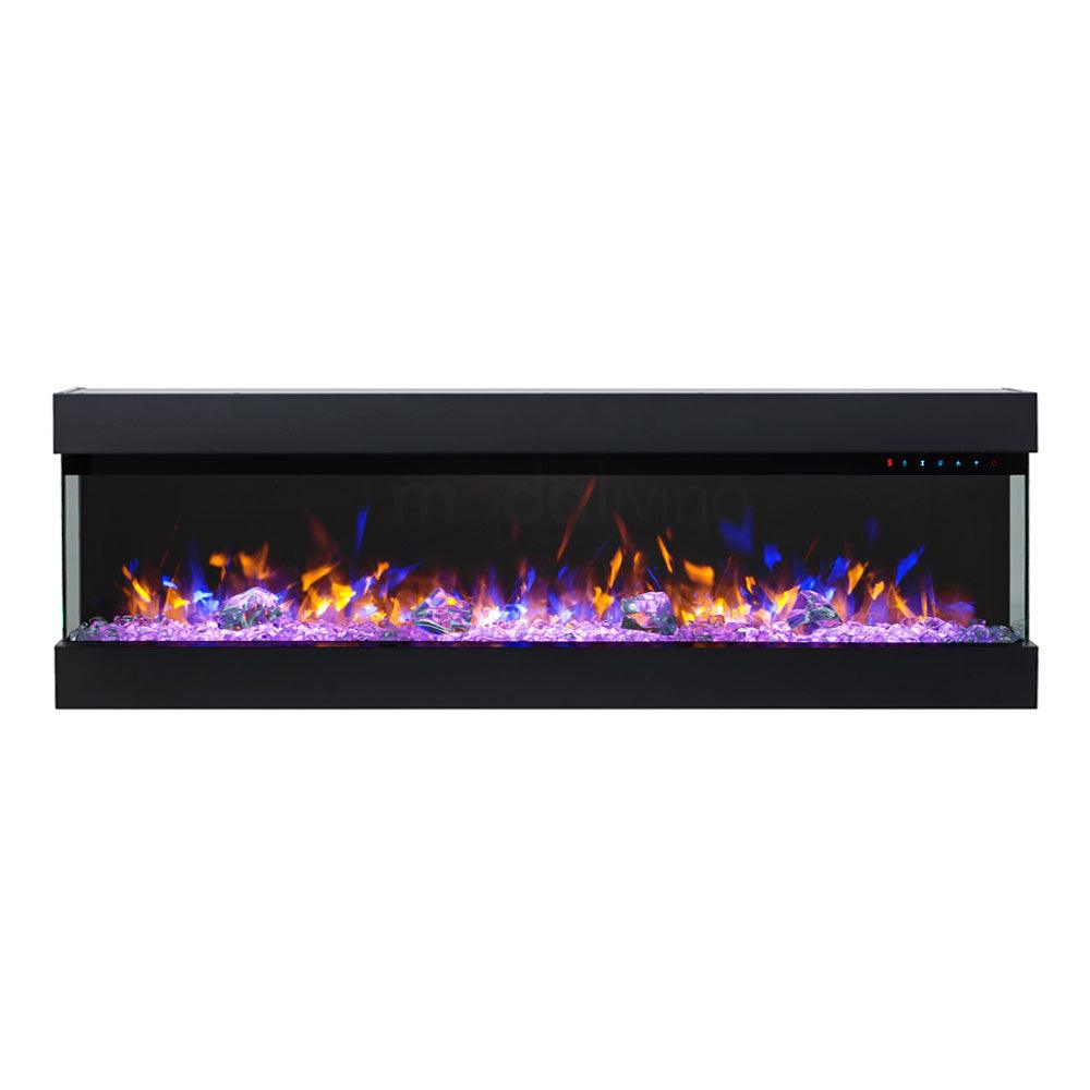 Zevoko 1600w 3 Sided 60 Inch Recessed Wall Mounted Electric
