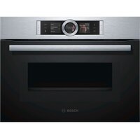 Bosch 60cm Series 8 45L Combi Microwave Electric Wall Oven CMG656RS1A