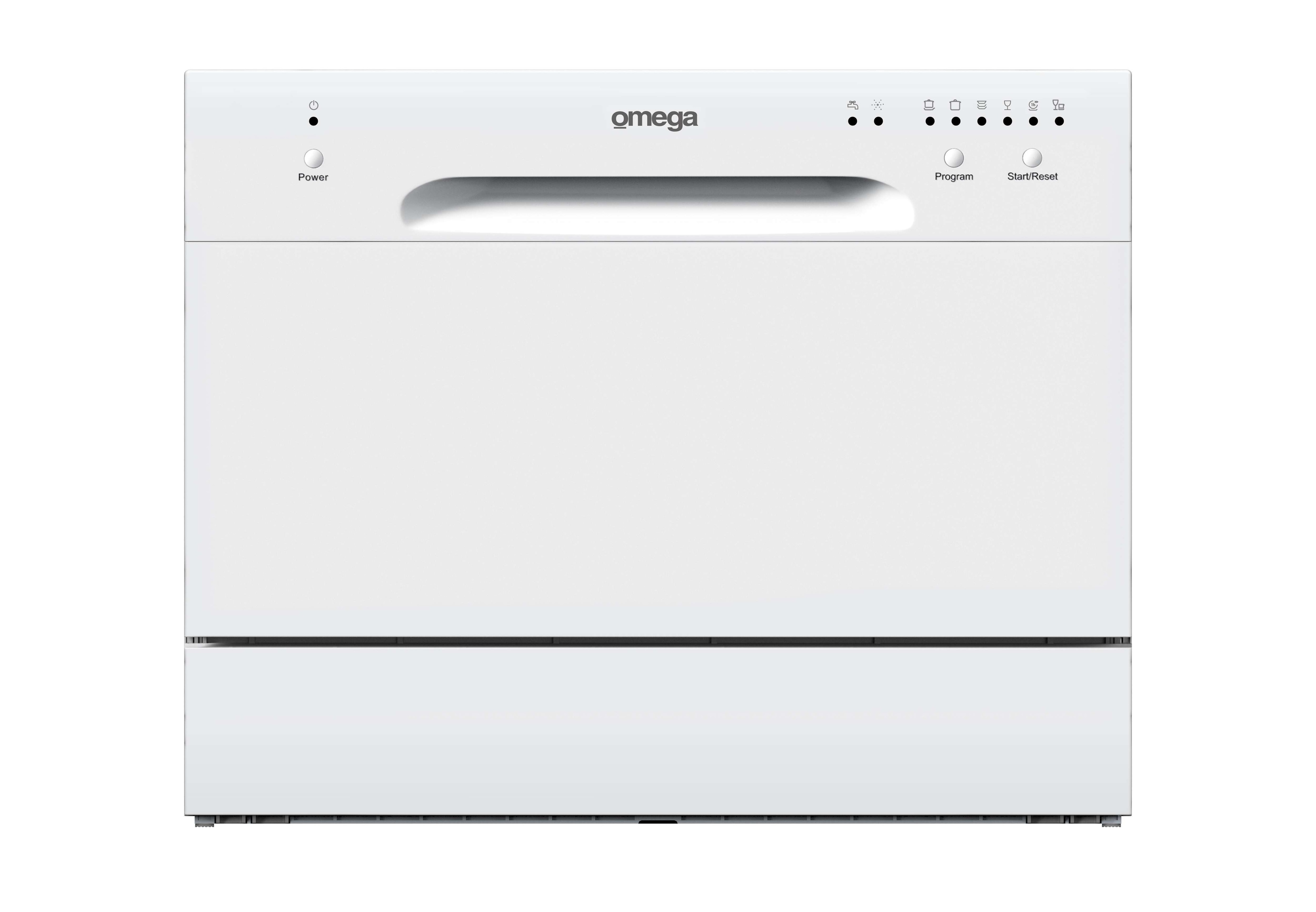 Omega 55cm Benchtop Dishwasher ODW101W Buy Dishwashers 9312646023581