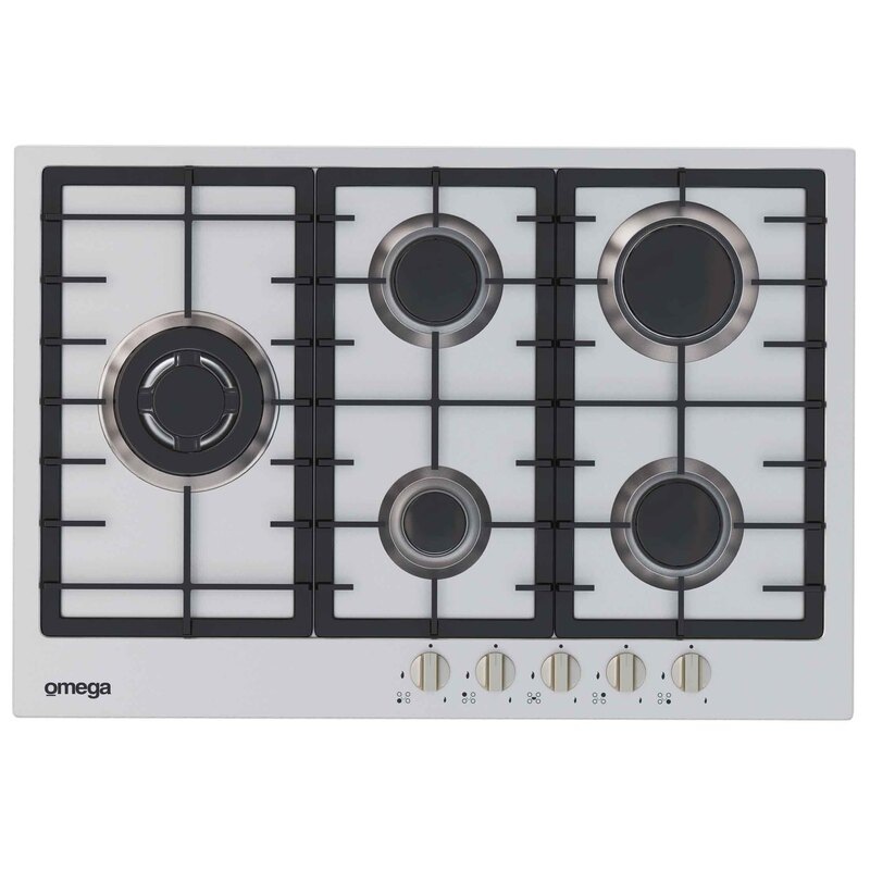 Omega 75cm Stainless Steel Gas Cooktop OCG75FXB Buy Gas Cooktops