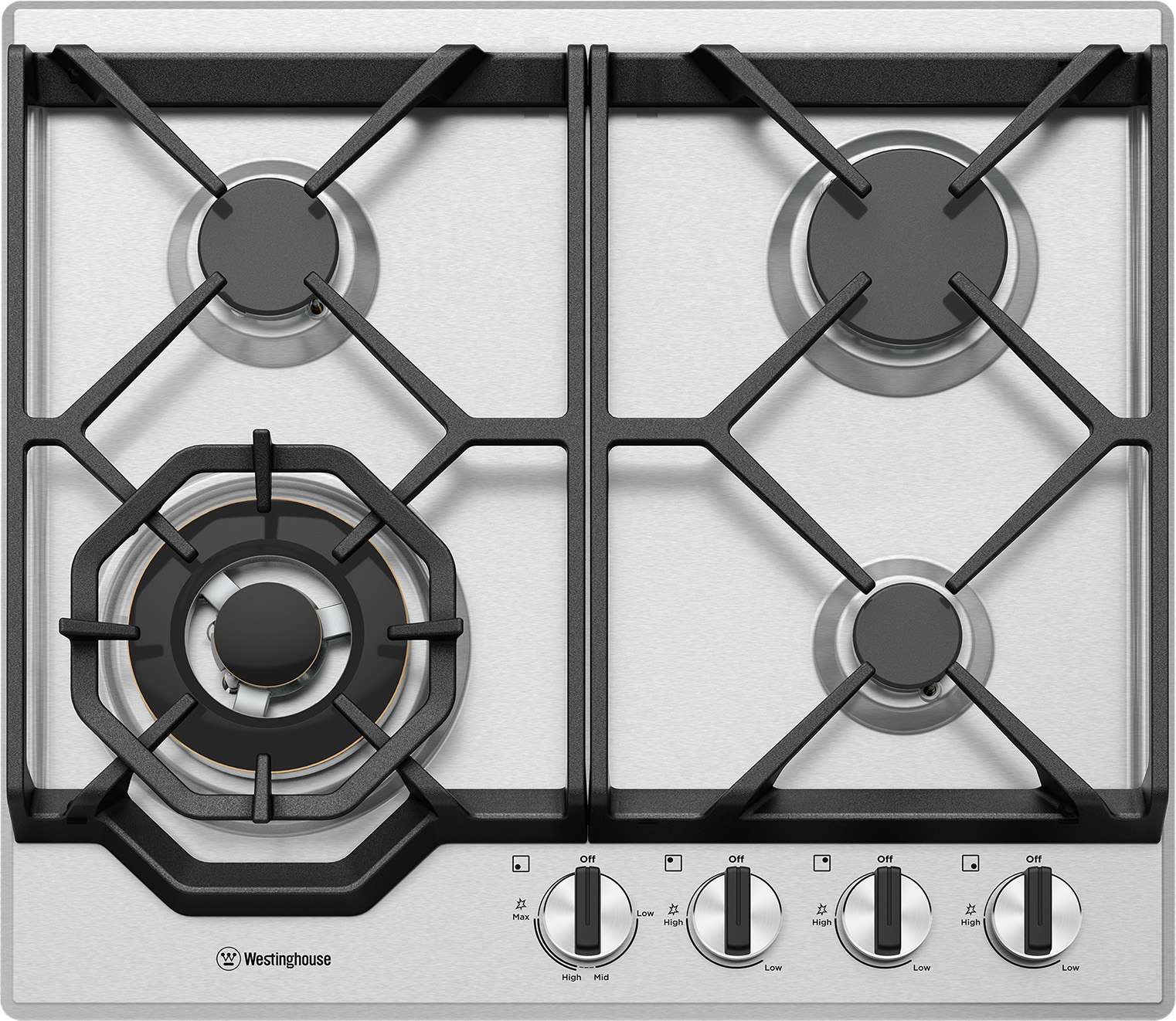 Westinghouse 60cm Gas Cooktop WHG648SC Buy Gas Cooktops 1748376