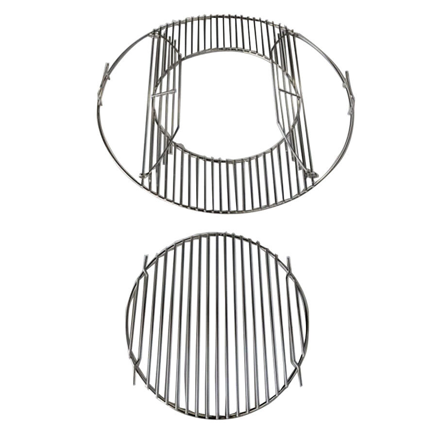 Stainless Steel Round BBQ Grill with Removable Center Suits 57cm