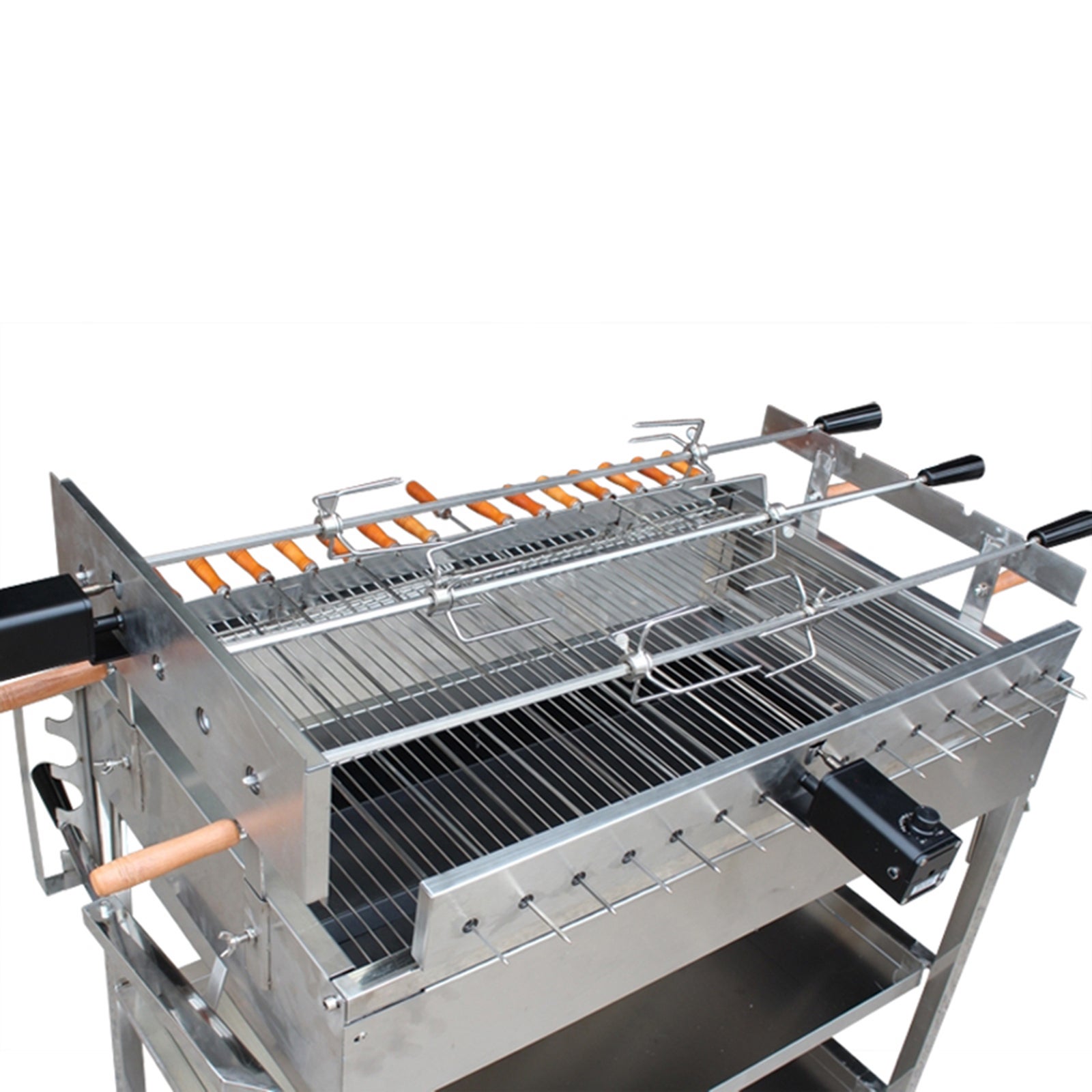 2019 Extra Large Cyprus Grill BBQ Rotisserie with 2 x Variable Speed