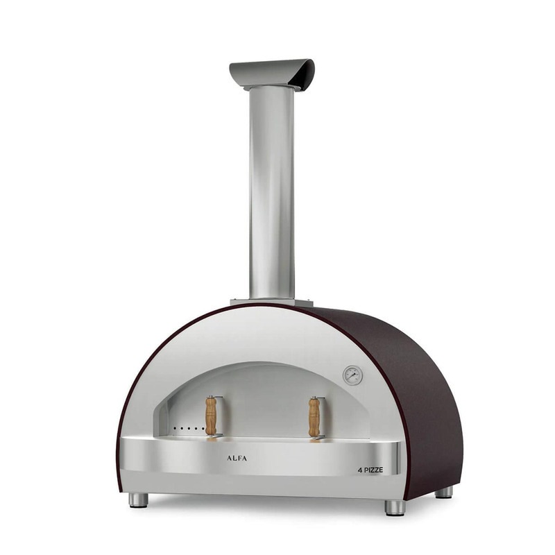 Alfa Pizza Forno 4 Pizze Wood Fire Oven Cooking Area 80cm X 60cm