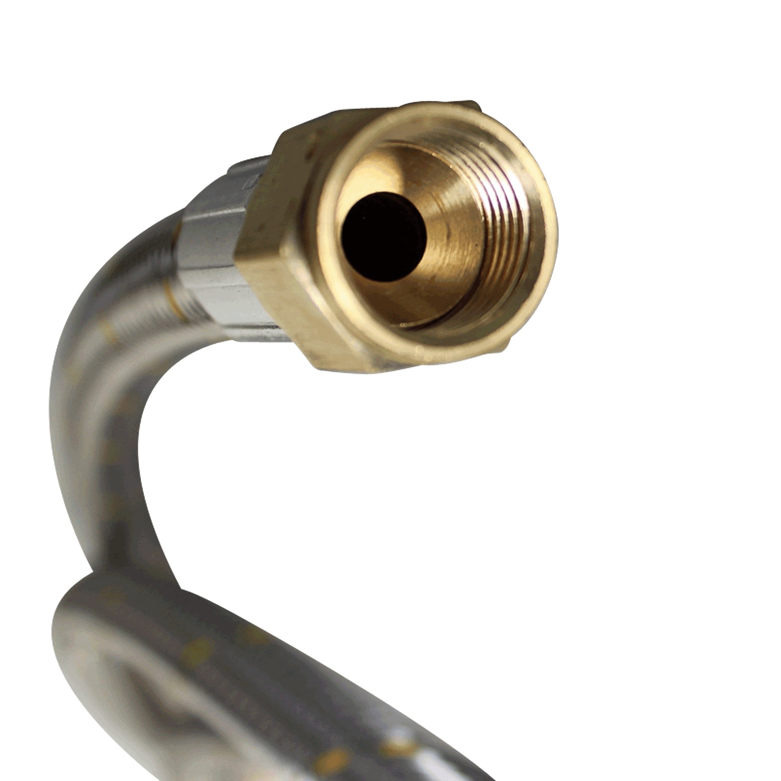 Bromic Stainless Steel Braided BBQ Natural Gas Hose 3/8SAE Female x 3