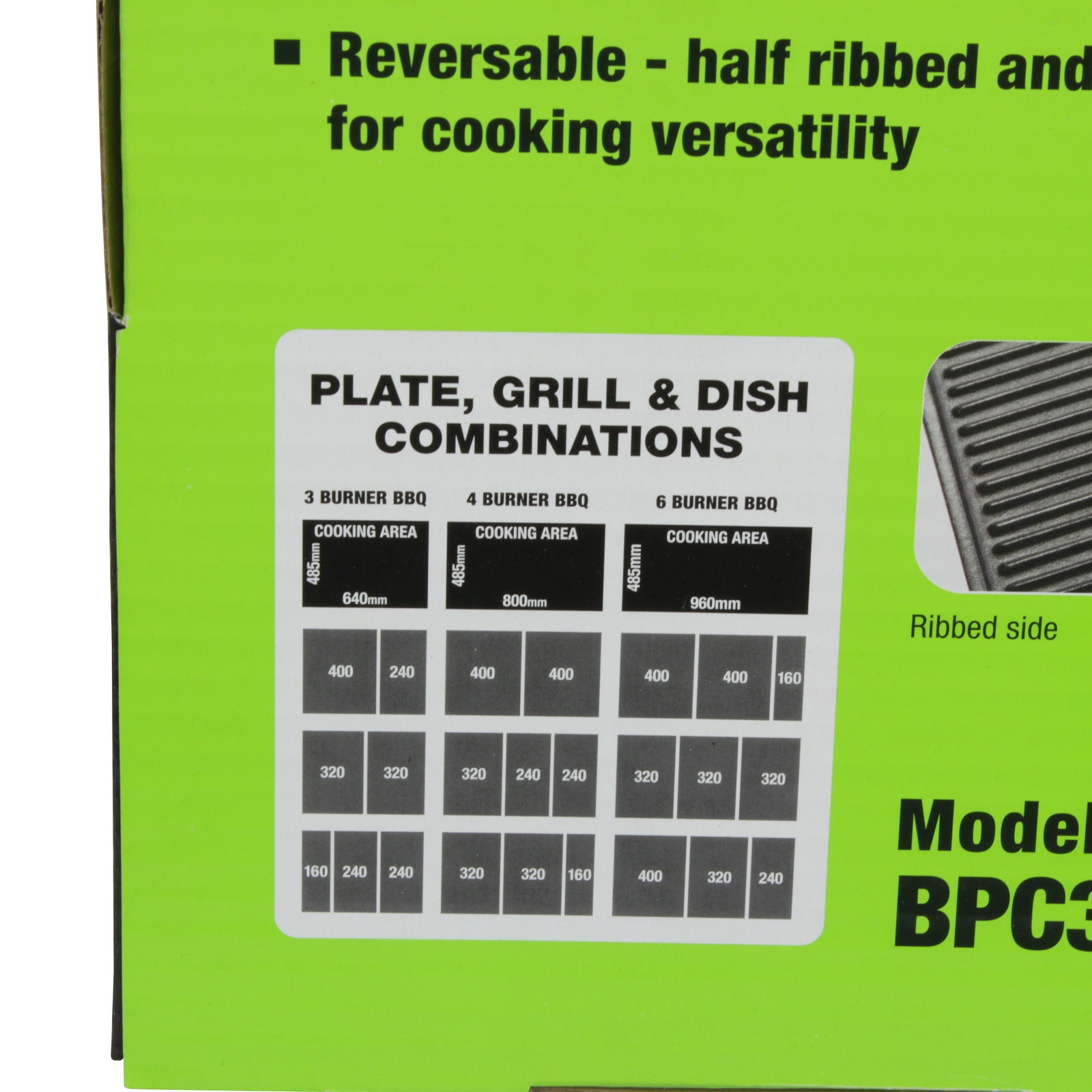 Gasmate Cast Iron BBQ Hot Plate 320mm x 485mm (BPC320) Buy Grill