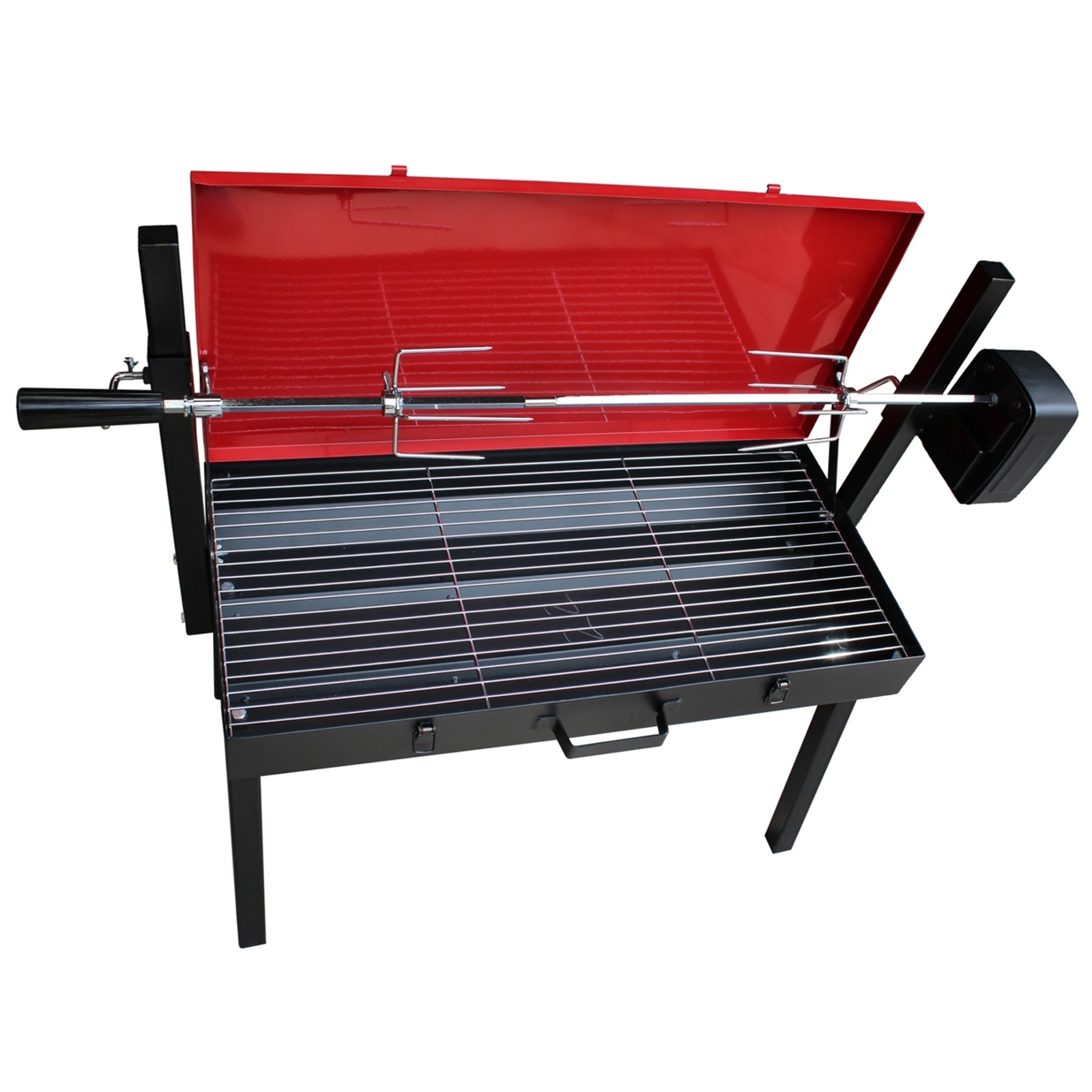 Portable BBQ Rotisserie with Lid Buy Spit Rotisseries 234573