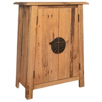 vidaXL Bathroom Side Cabinet Solid Recycled Pinewood 59x32x80cm Organiser
