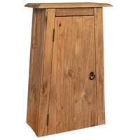 vidaXL Bathroom Wall Cabinet Solid Recycled Pinewood Vintage Style Home Unit
