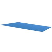 vidaXL Floating Rectangular PE Solar Pool Film 450x220cm Blue Bubble Cover