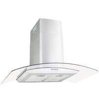 vidaXL Wall Mounted Range Hood 90cm Stainless Steel 756 mÂ³/h LED 3 Speed Fan