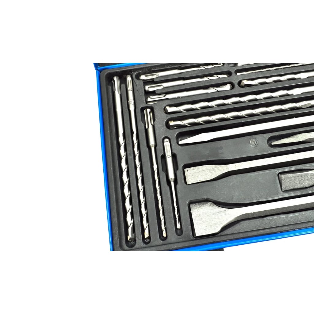 Universal 18pc Drill Bit Chisel Kit SDS Plus Adapter Portable Hammer