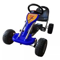 vidaXL Kids Pedal Go Kart Blue Children Ride on Car Racing Bike Toddler Toy