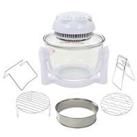 vidaXL Halogen Convection Oven with Extension Ring 800W 10L Kitchen Cooker