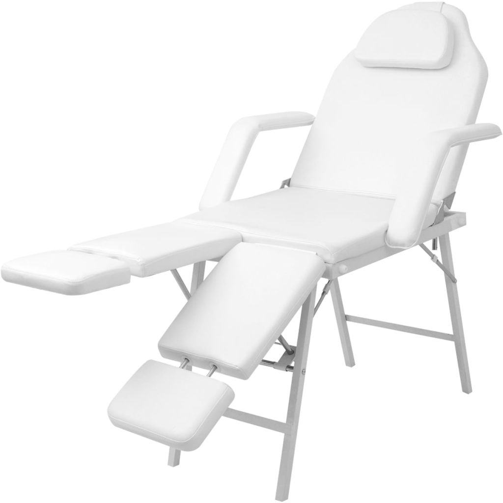 Portable Massage Table Facial Bed Beauty Couch Adjustable White