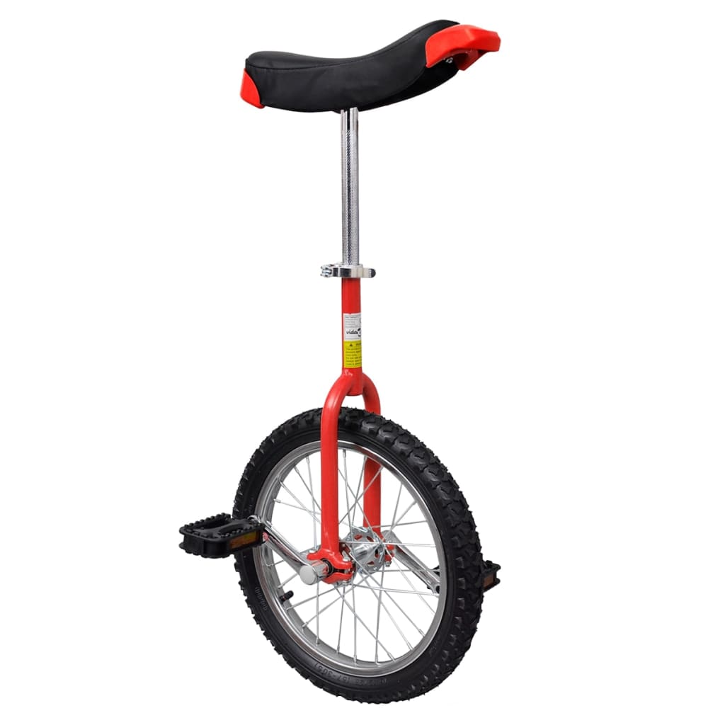 Red 16" Fun Unicycle Uni Cycle Scooter Circus Pro Bike Youth Adult