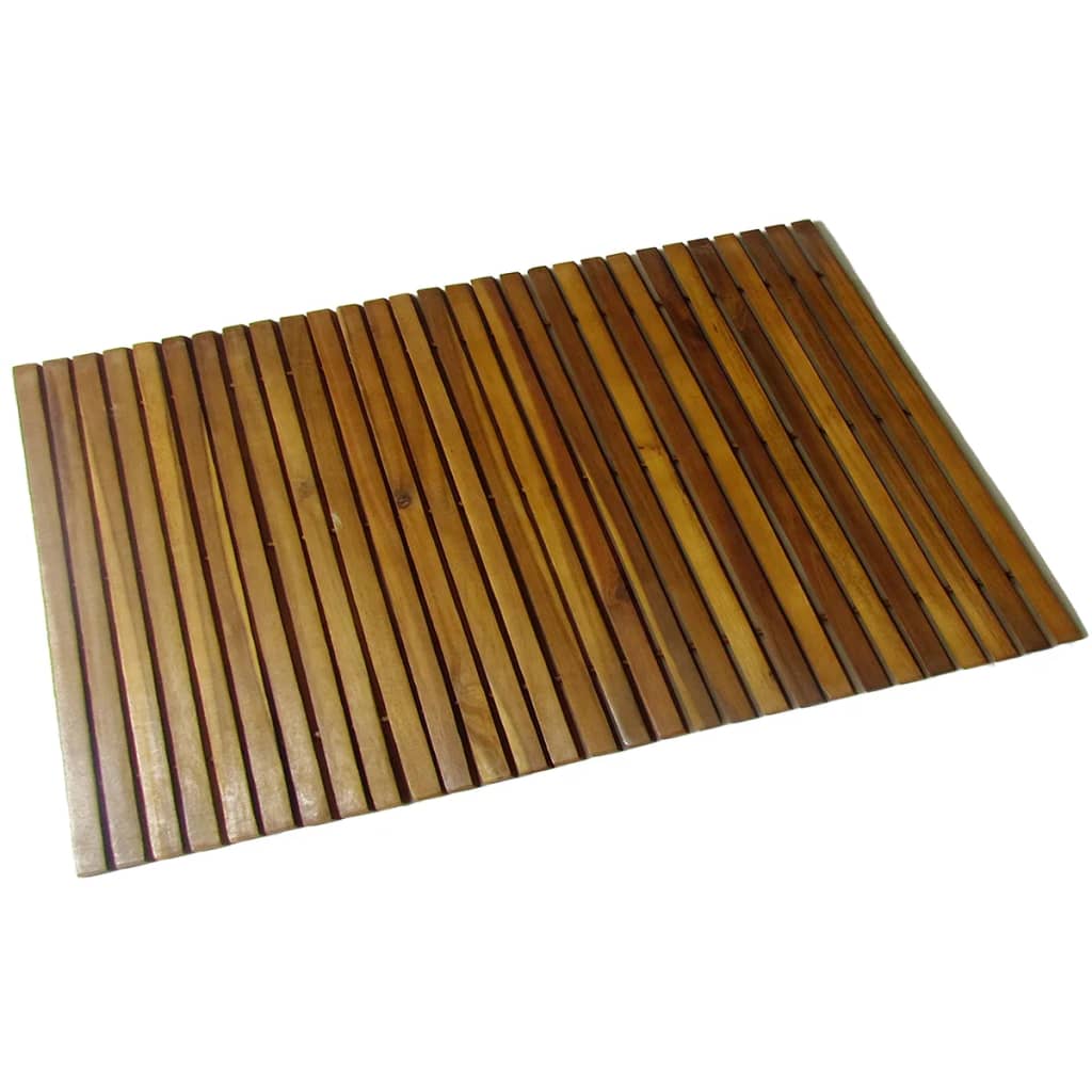 Bath Floor Mat Acacia Wood Shower Bathroom Gym Pool Spa Flooring