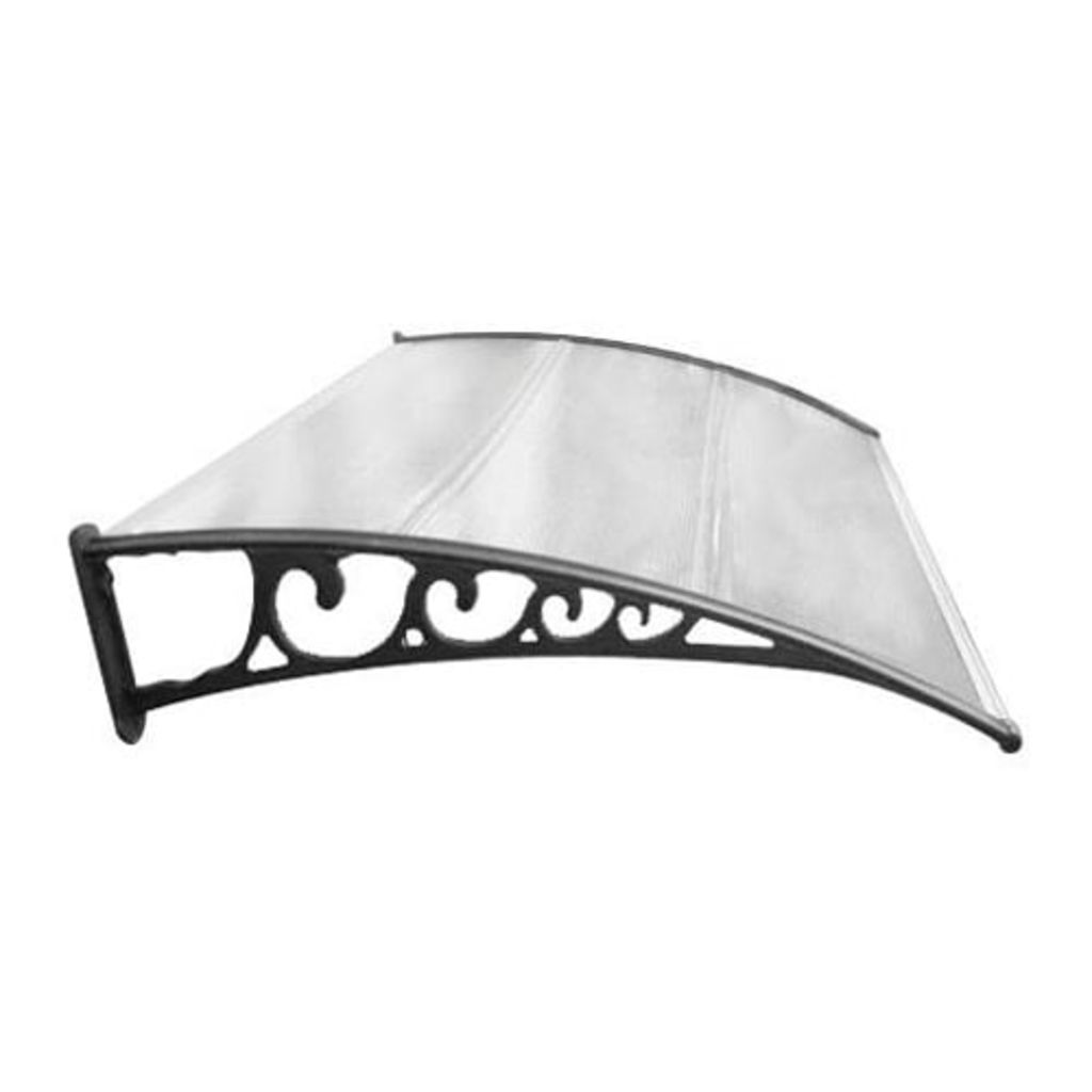 Door Canopy Front And Back Door Awning Polycarbonate 120x100cm