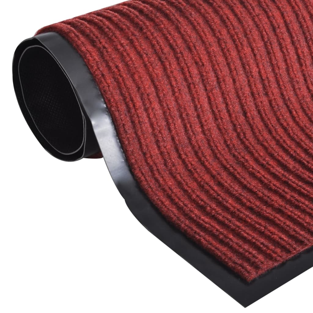 vidaXL Door Mat 180x240cm PVC Red Outdoor Flooring Entrance