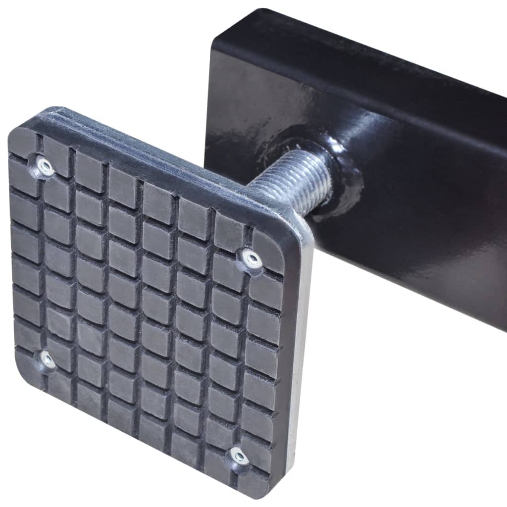 2 Ton Capacity Auto Car Vehicle Cross Beam Floor Trolley Jack Adaptor Steel Red