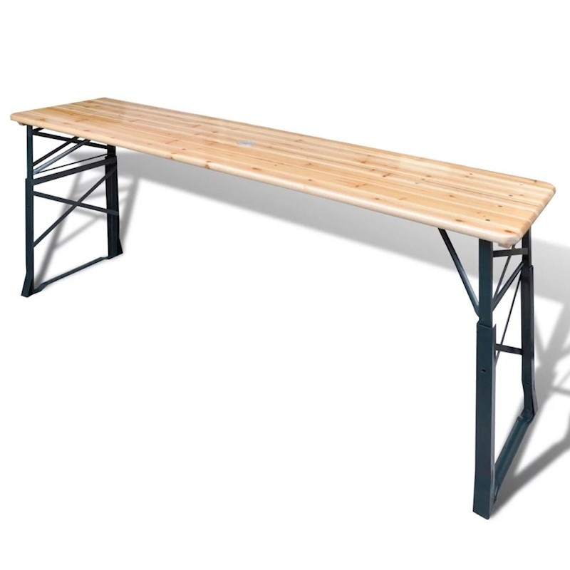 New Pine Wood Beer Table Foldable Outdoor High Dining Picnic Bar