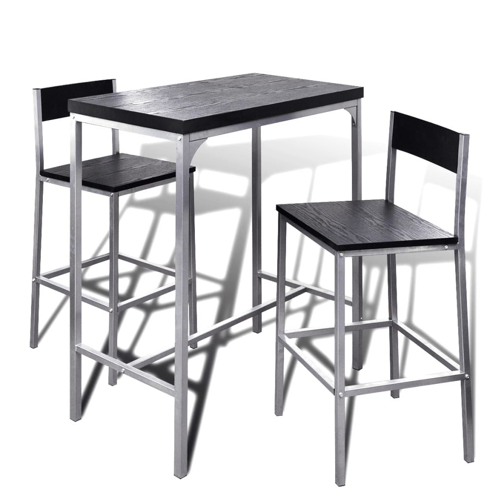 Vidaxl Counter Height Breakfast Bar Set Home Kitchen Furniture Table Chairs Buy Bar Tables Sets 8718475902898