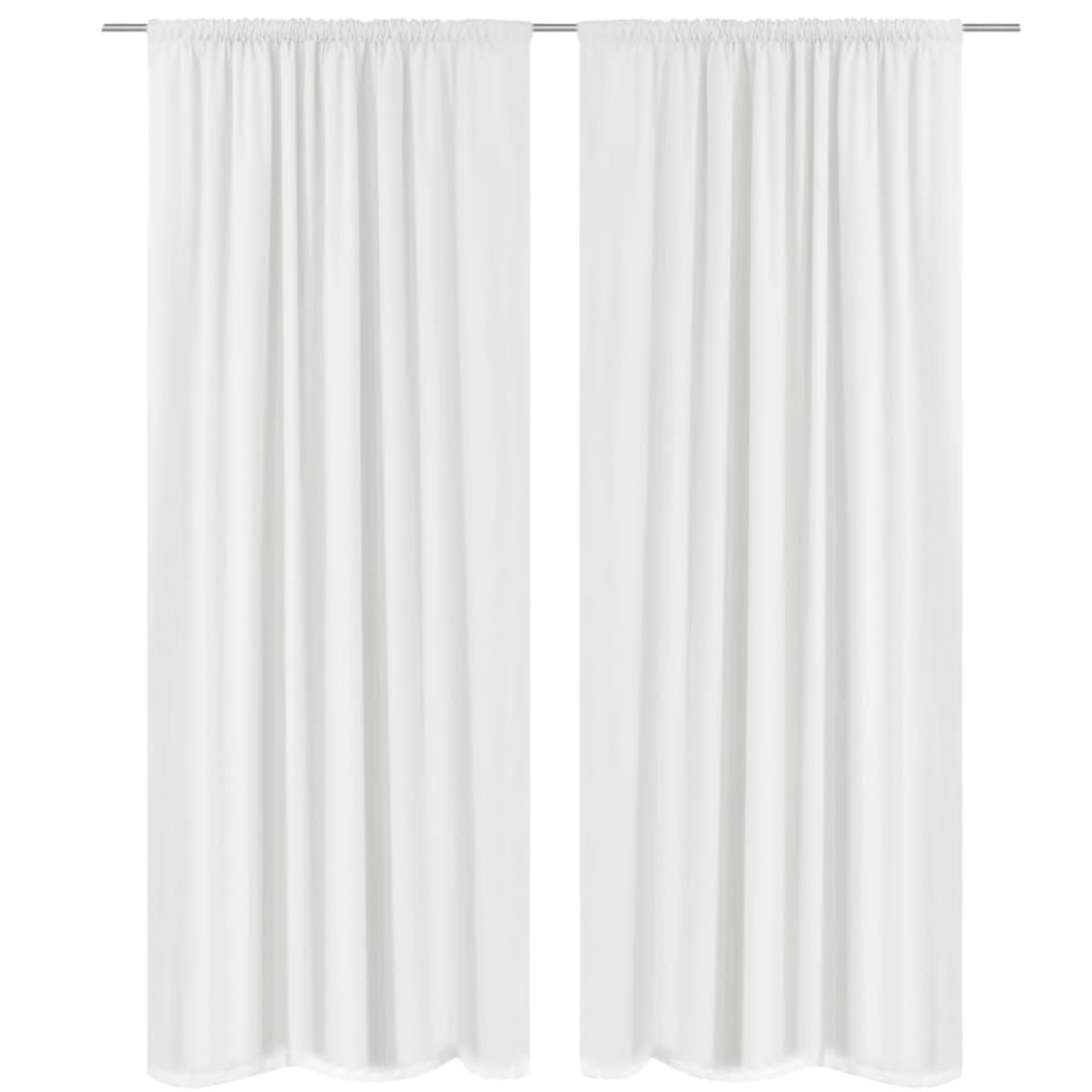 Vidaxl 2x Energy Saving Blackout Curtains Double Layer 140x245cm