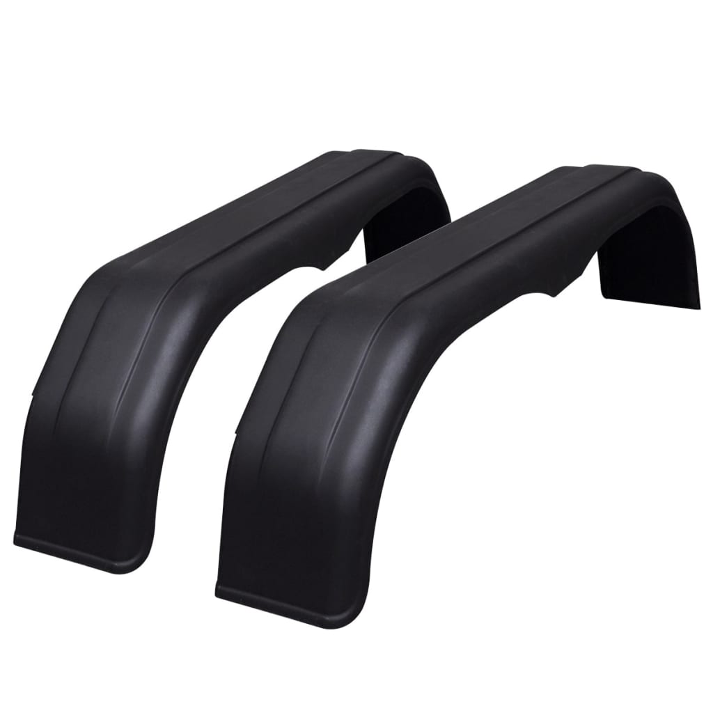 vidaXL 2x Tandem Mudguards for Trailer Wheels 240x1650mm Car Vehicle