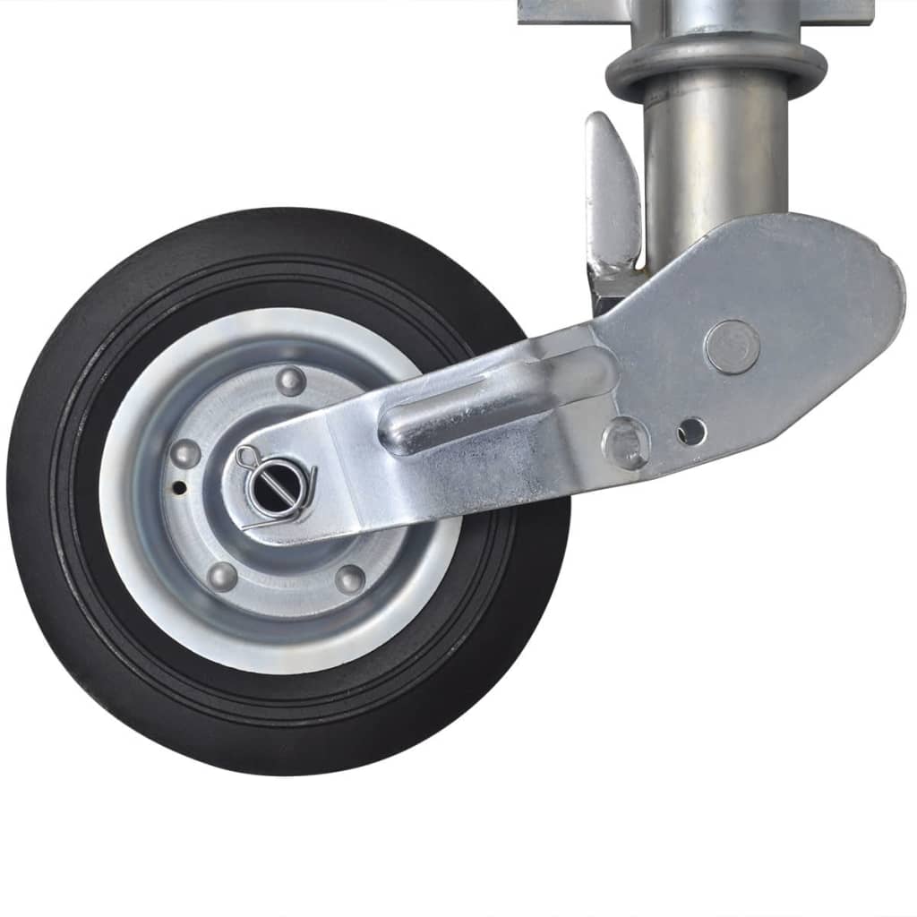vidaXL Heavyduty Folding Jockey Wheel 60 mm Telescopic Trailer Part