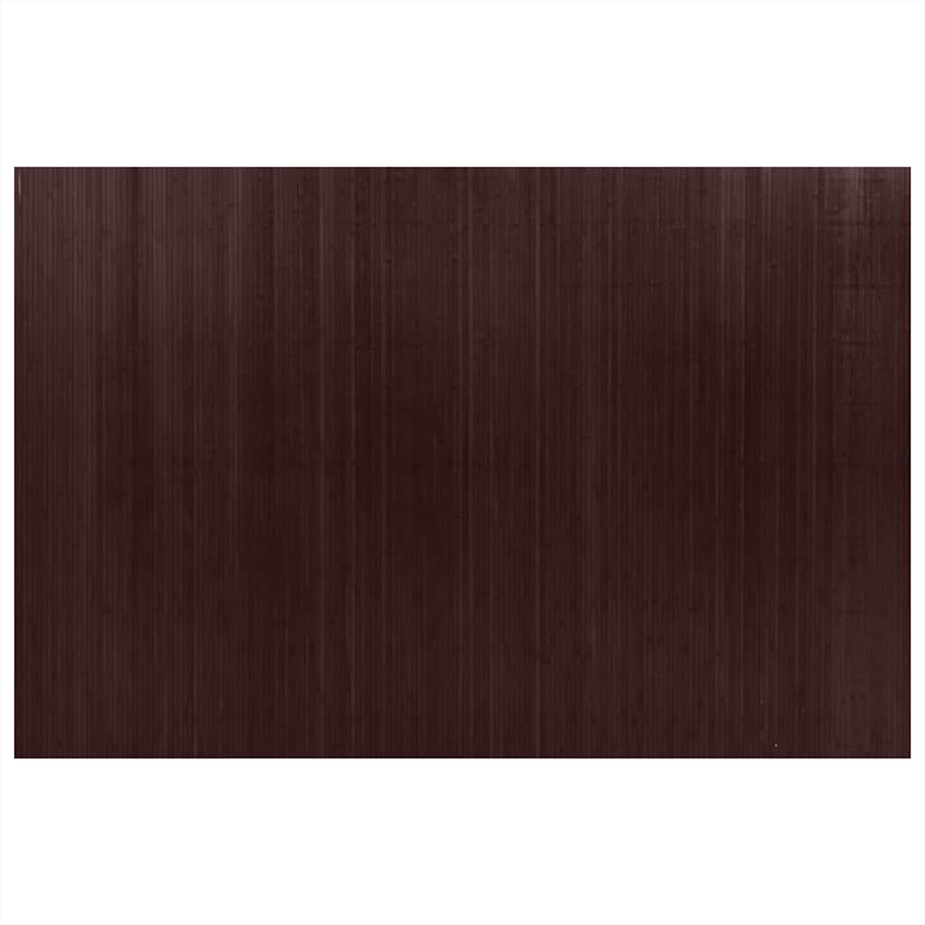 vidaXL Bamboo Room Divider Curtain Screen Dark Brown Rollup Home