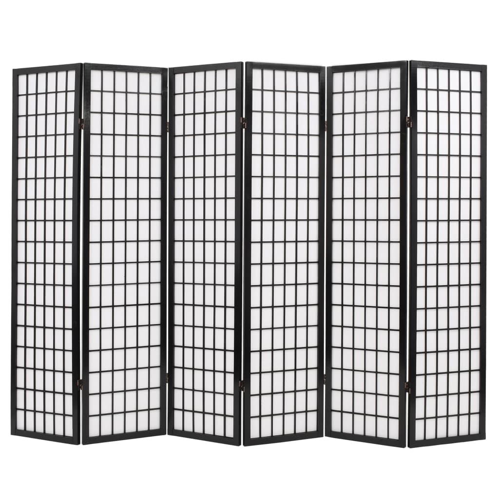 Vidaxl Folding 6-Panel Room Divider Japanese Style -4771