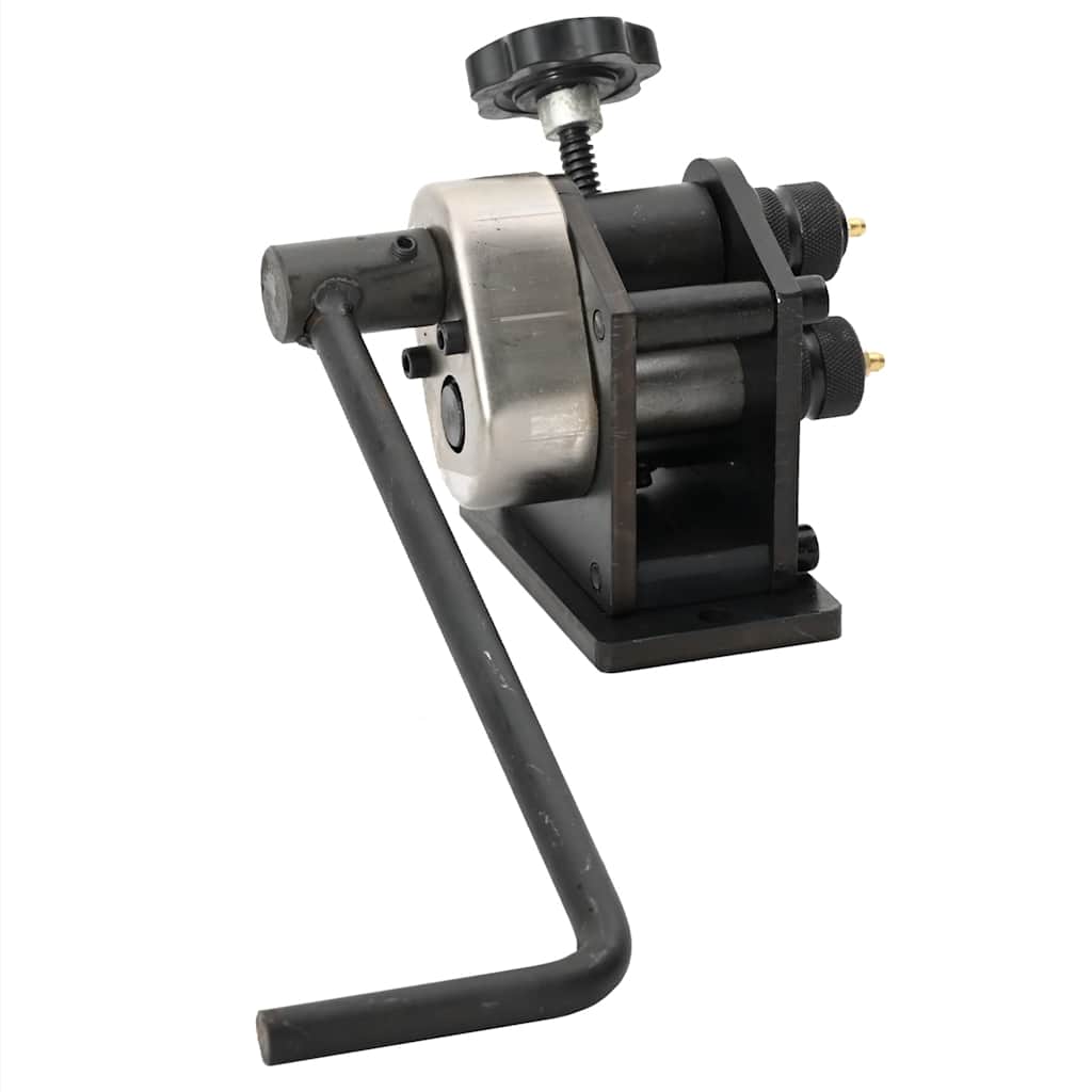 vidaXL Manual Roll Bending Machine Cast Iron Workbench Rolling Bender