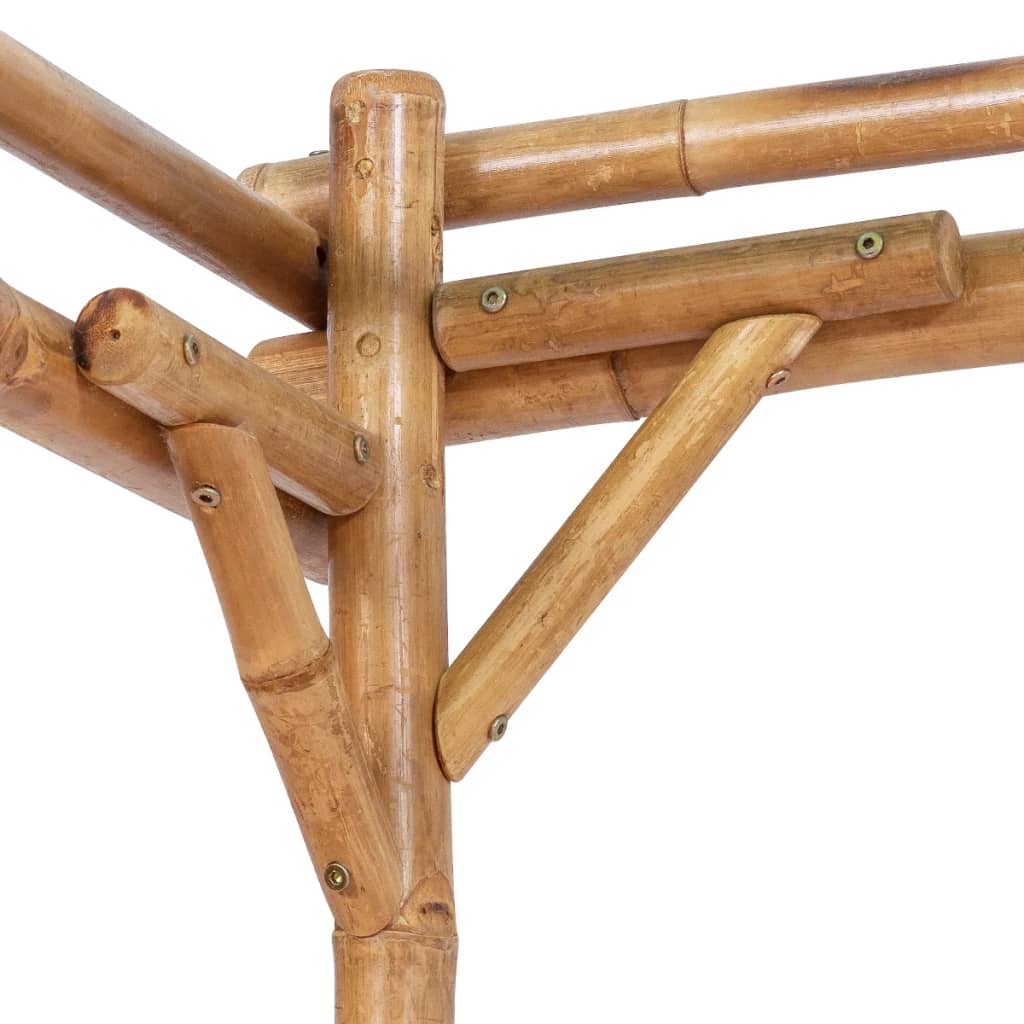 VidaXL Pergola Bamboo 195x195x195cm Garden Climbing Plants VidaXL Pergola Bamboo 195x195x195cm Garden Climbing Plants