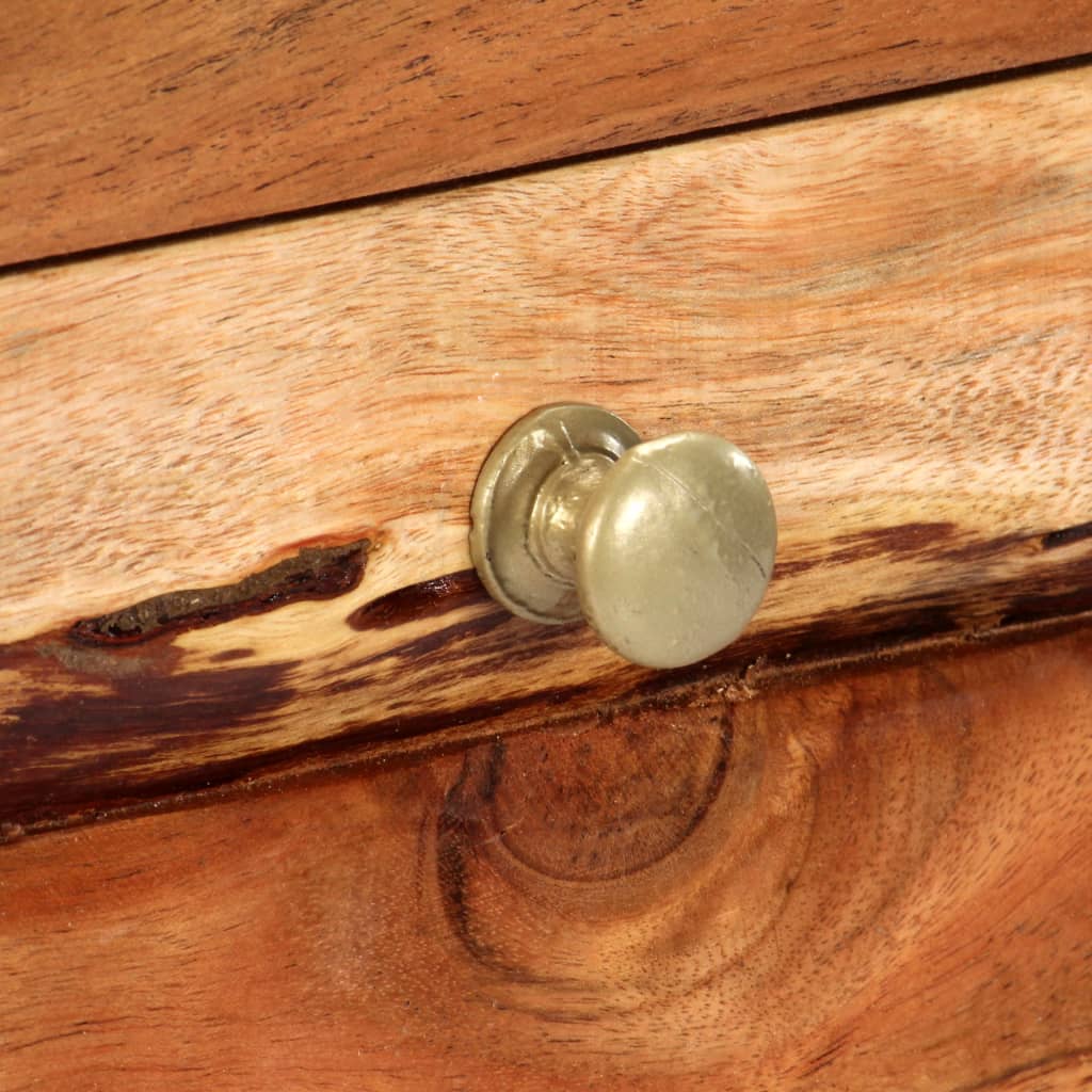 vidaXL Solid Acacia Wood Sideboard Storage Cupboard Buffet Server Home