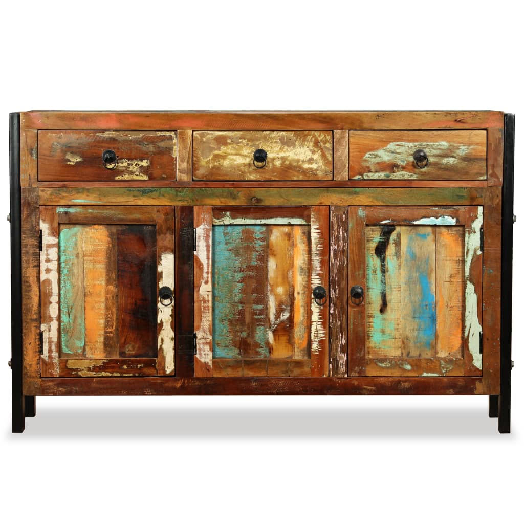 vidaXL Solid Reclaimed Wood Sideboard Buffet Server Home Storage