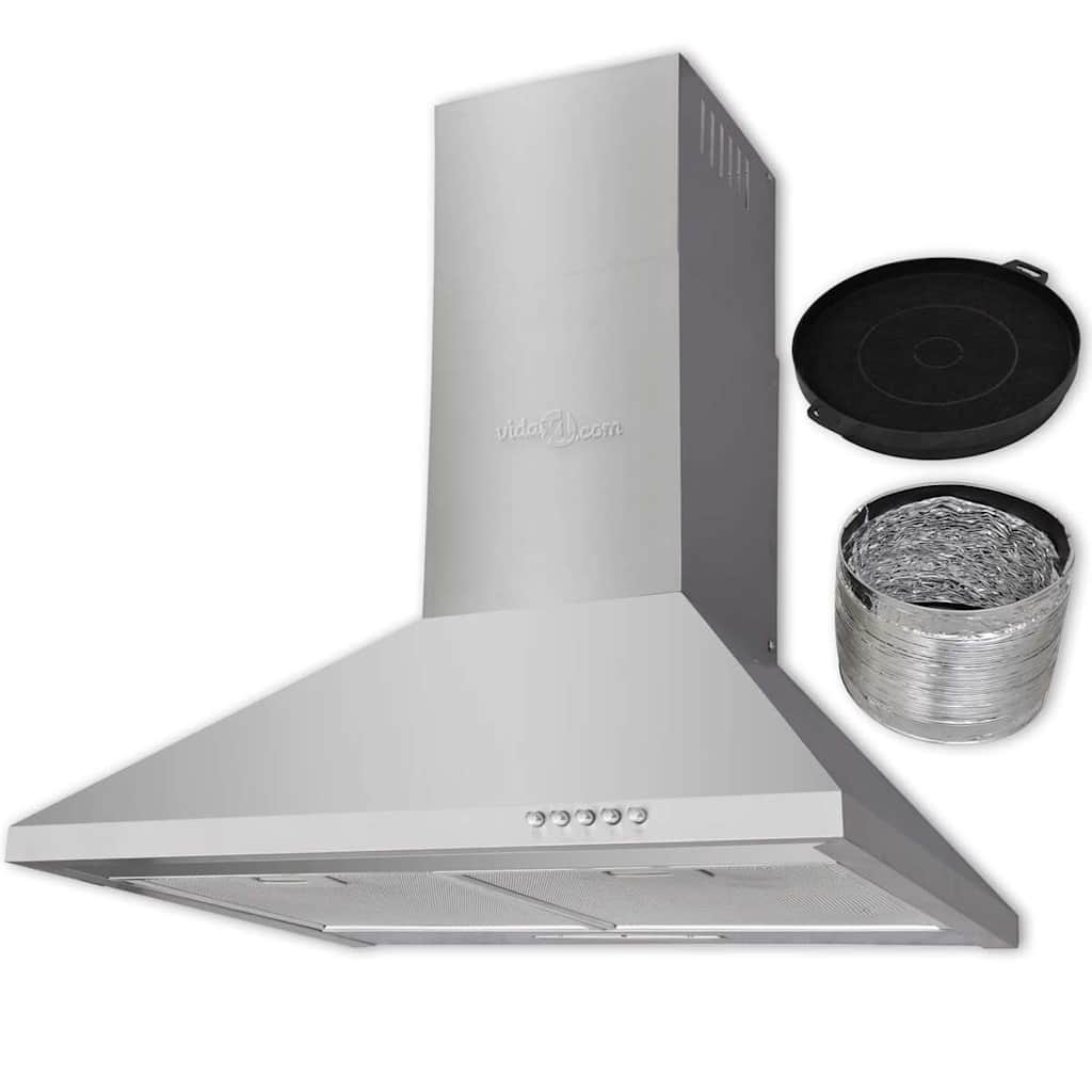 vidaXL Stainless Steel Range Hood 600mm Kitchen Chimney Style Over