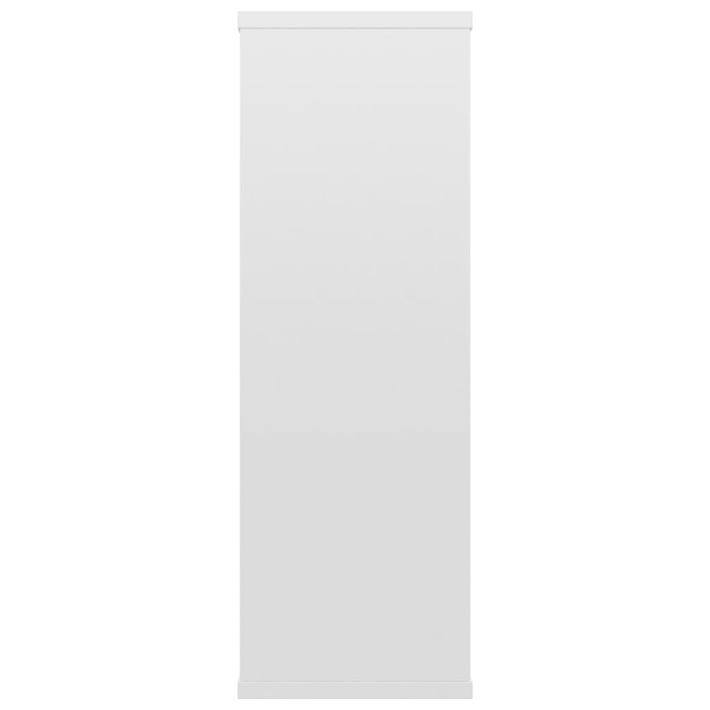 Vidaxl Wall Shelves High Gloss White Chipboard Floating Display