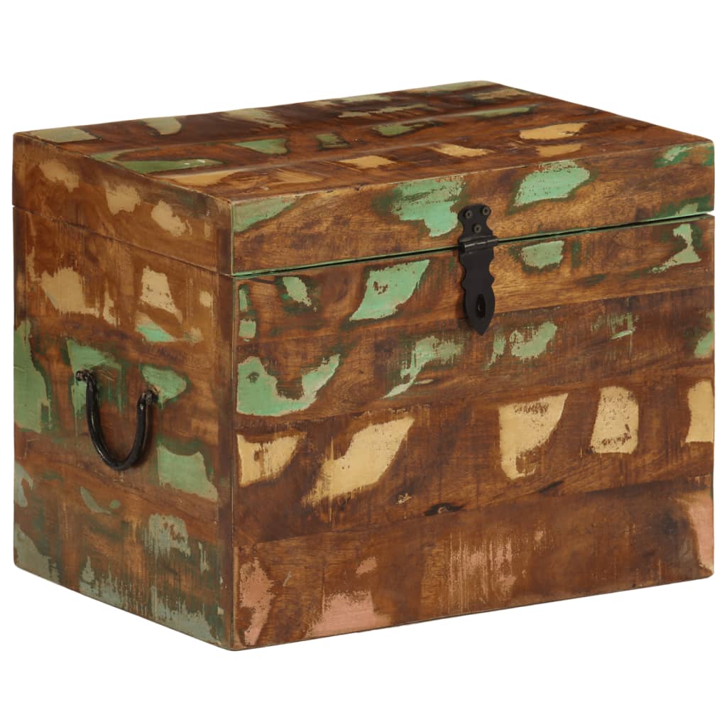 Reclaimed Solid Wood Hardwood Timber Storage Box Chest Trunk Durable Handmade Buy Blanket