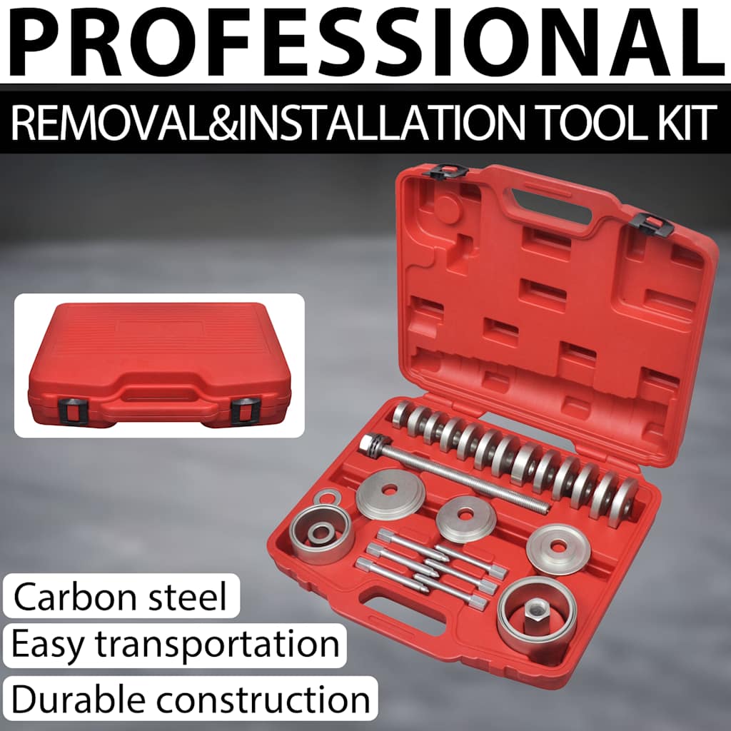 Front Drive Wheel Bearing Removal & Installation Tool Kit Hub Tool Set