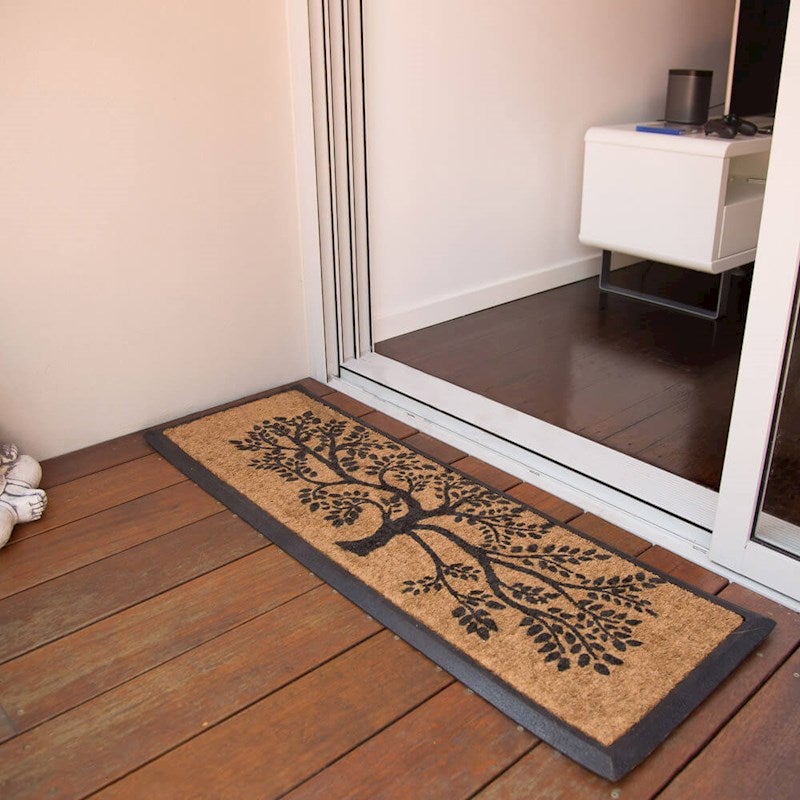 Tree Of Life Rubber Double Door Mat 40 X 120cm Buy Door Mats