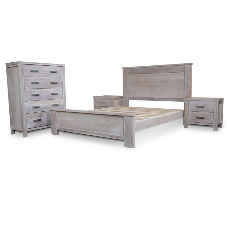 Avalon Hardwood Tallboy Bedroom Package Queen