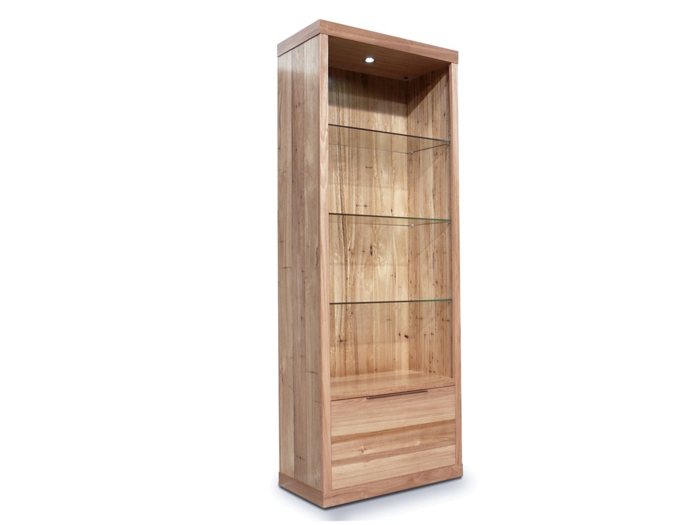 Elwood Tasmanian Oak Medium Bookcase Display Wall Unit Buy Bookcases