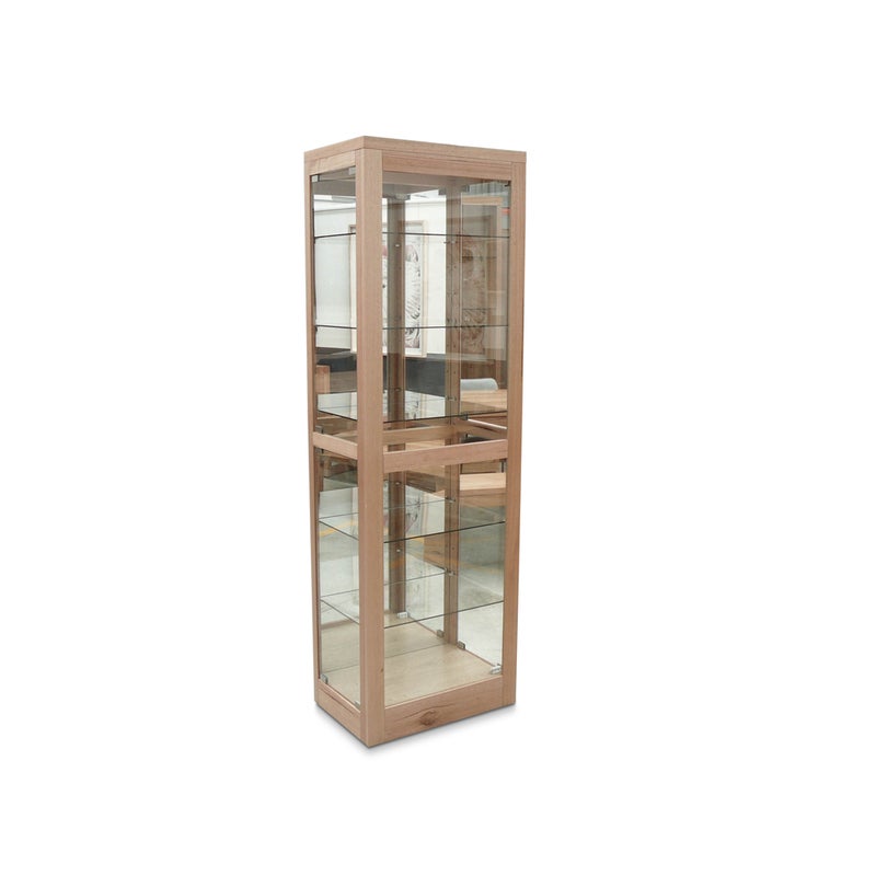 Small Tasmanian Oak Display Cabinet Buy Display Cabinets 718669
